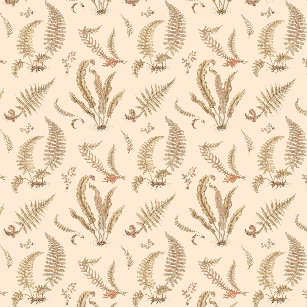 Ferns Wallpaper - Parchment - by G P & J Baker