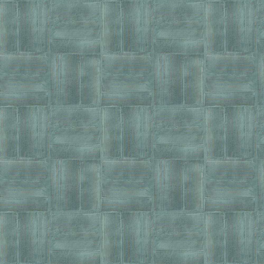 Combined Plaster Wallpaper - Emerald - by Albany