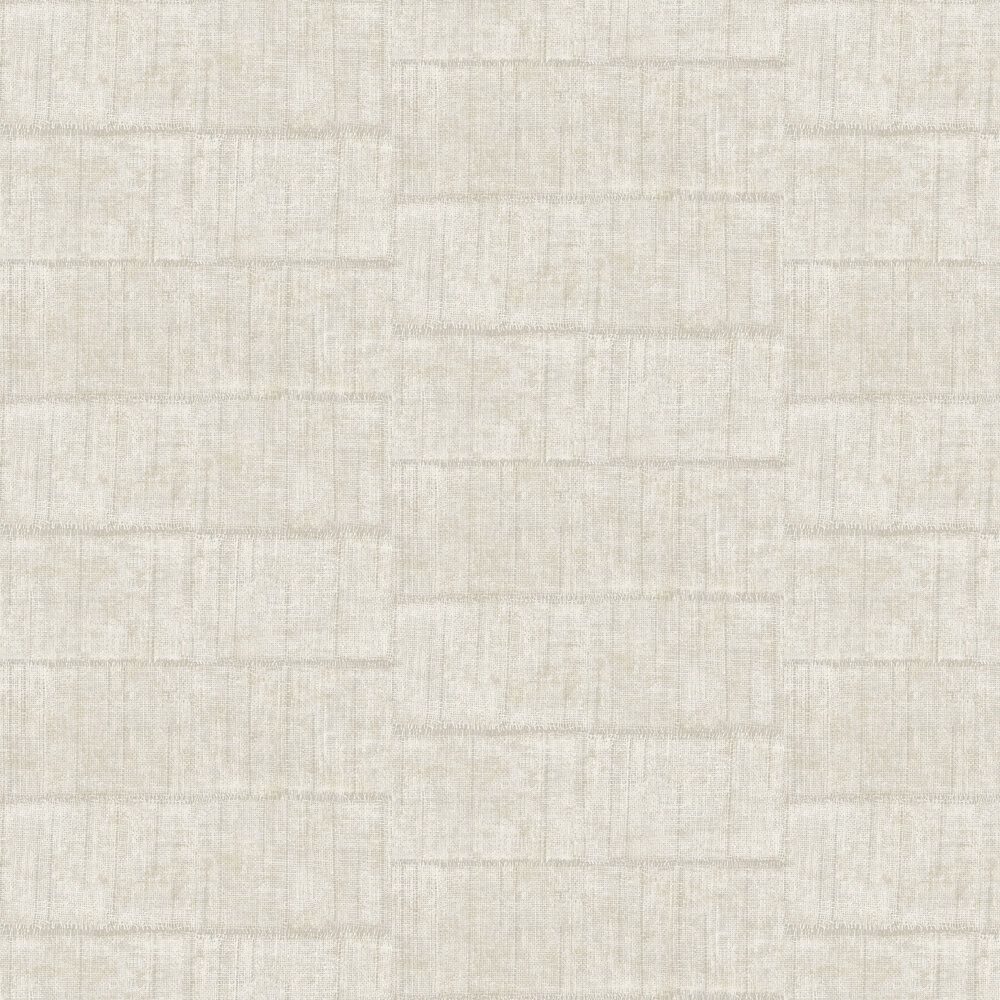 Painted Hessian Wallpaper - Off White - by Albany