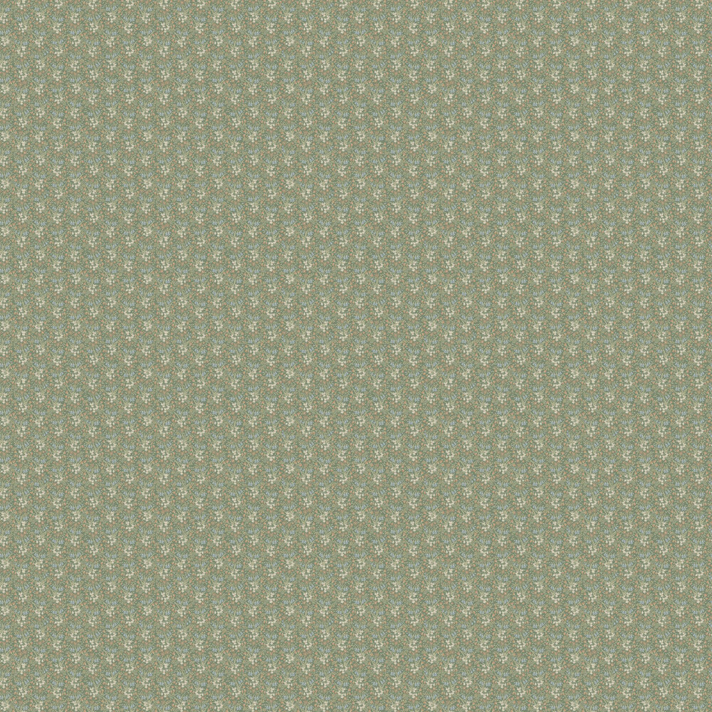 Bella Wallpaper - Green - by Boråstapeter