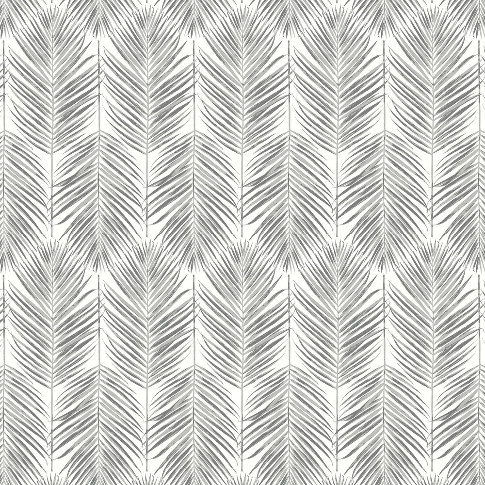 Marina Palm by Etten - Grey - Wallpaper : Wallpaper Direct