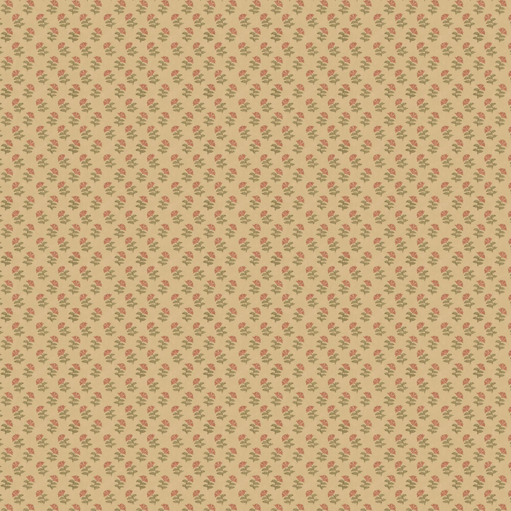 Mulberry Sprig Wallpaper - Moss - by Mulberry Home