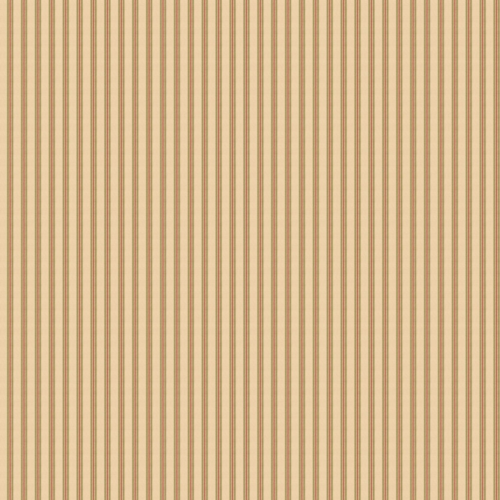 Somerton Stripe Wallpaper - Moss - by Mulberry Home