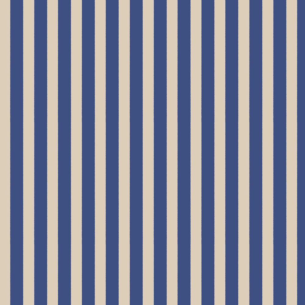 Stripe Wallpaper - Cobalt Blue - by Eijffinger