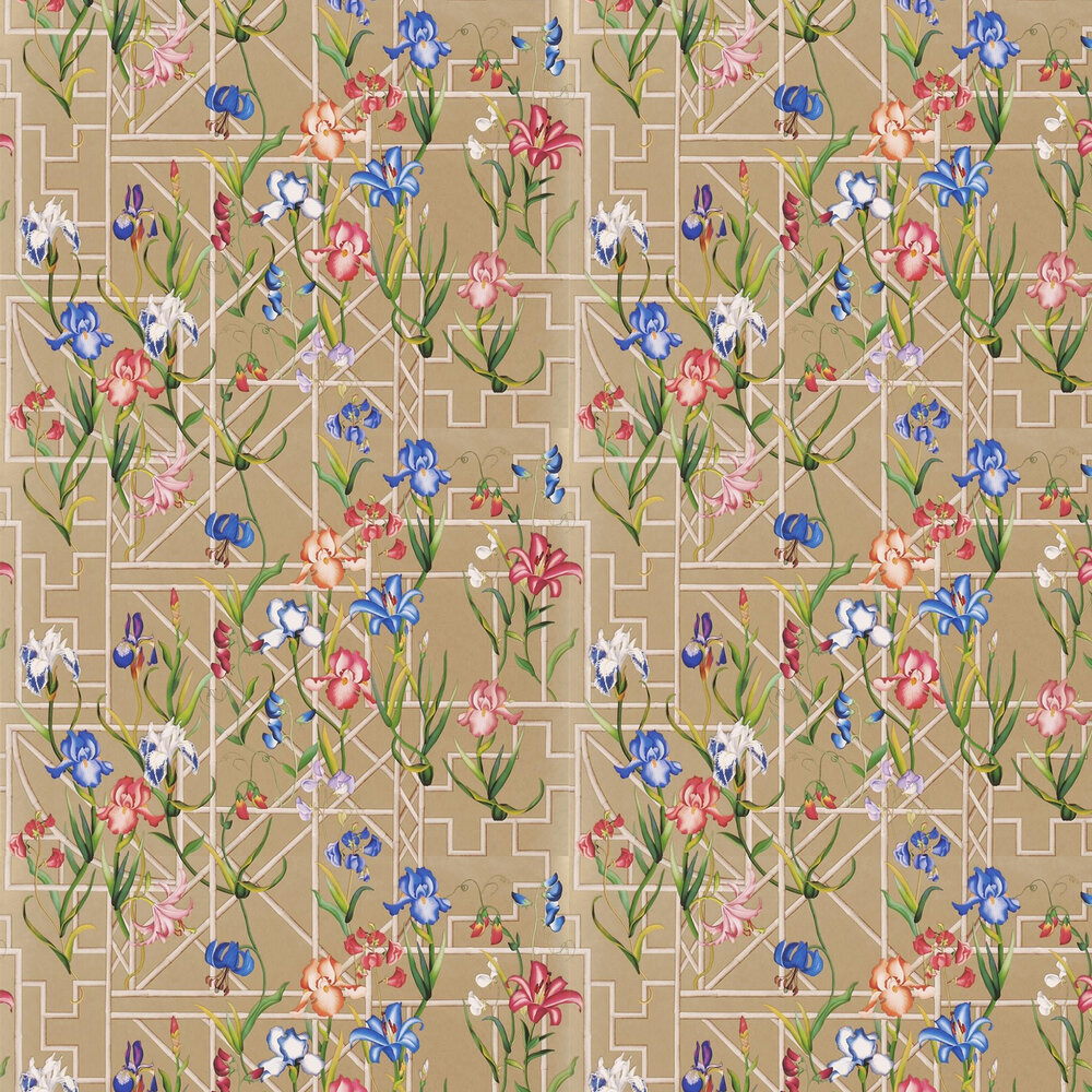 Fretwork Garden Wallpaper - by Christian Lacroix