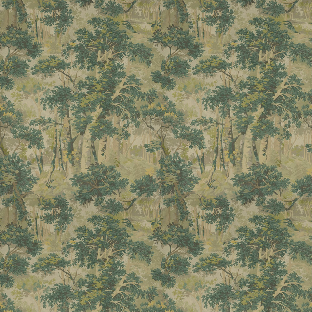 Arden Wallpaper - Leaf Green - by Colefax and Fowler