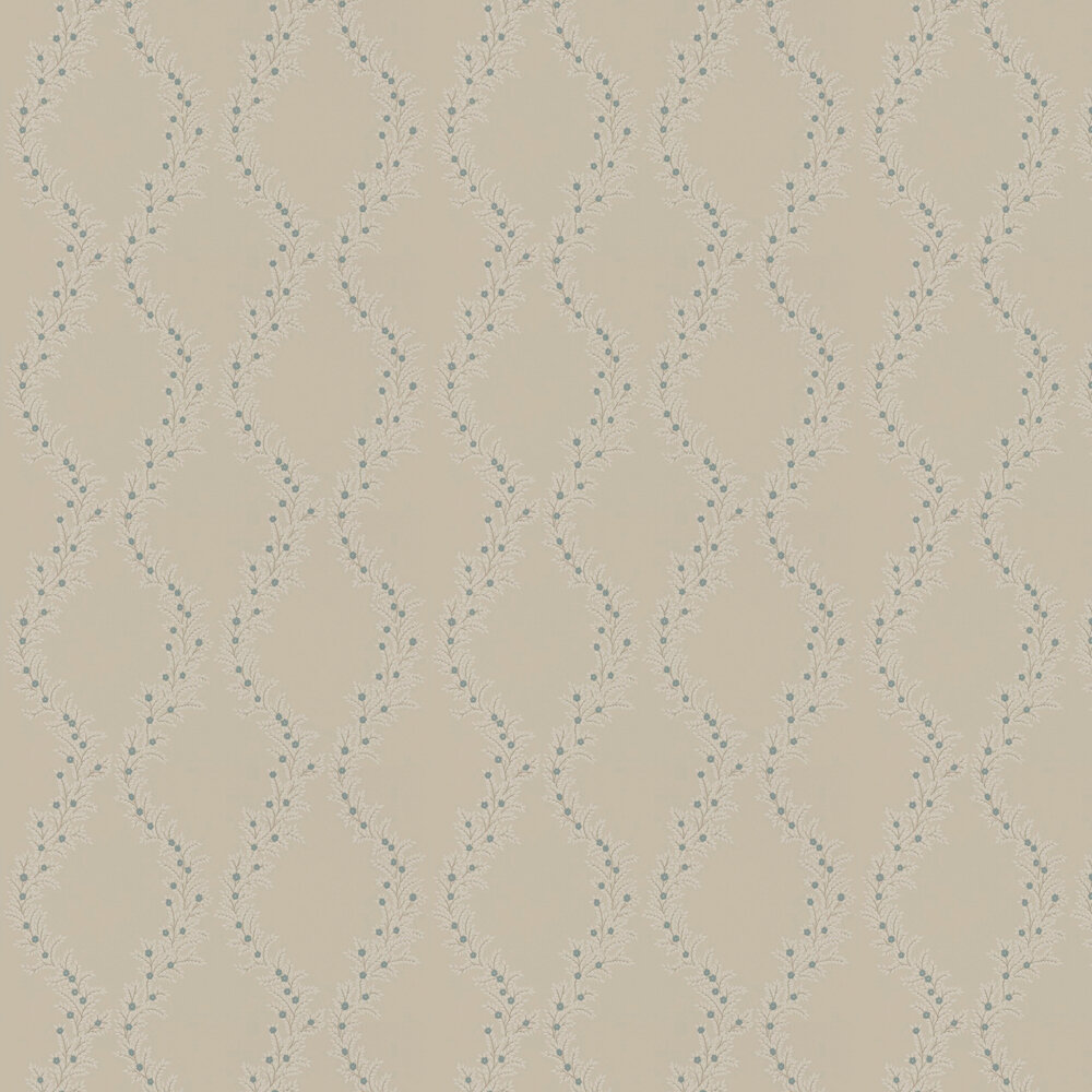 Liliana Wallpaper - Cream - by Colefax and Fowler