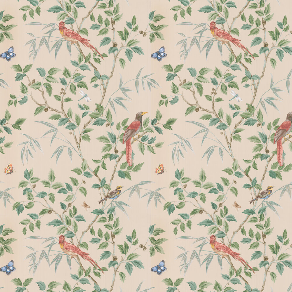 Ashdown Wallpaper - Old Blue - by Colefax and Fowler
