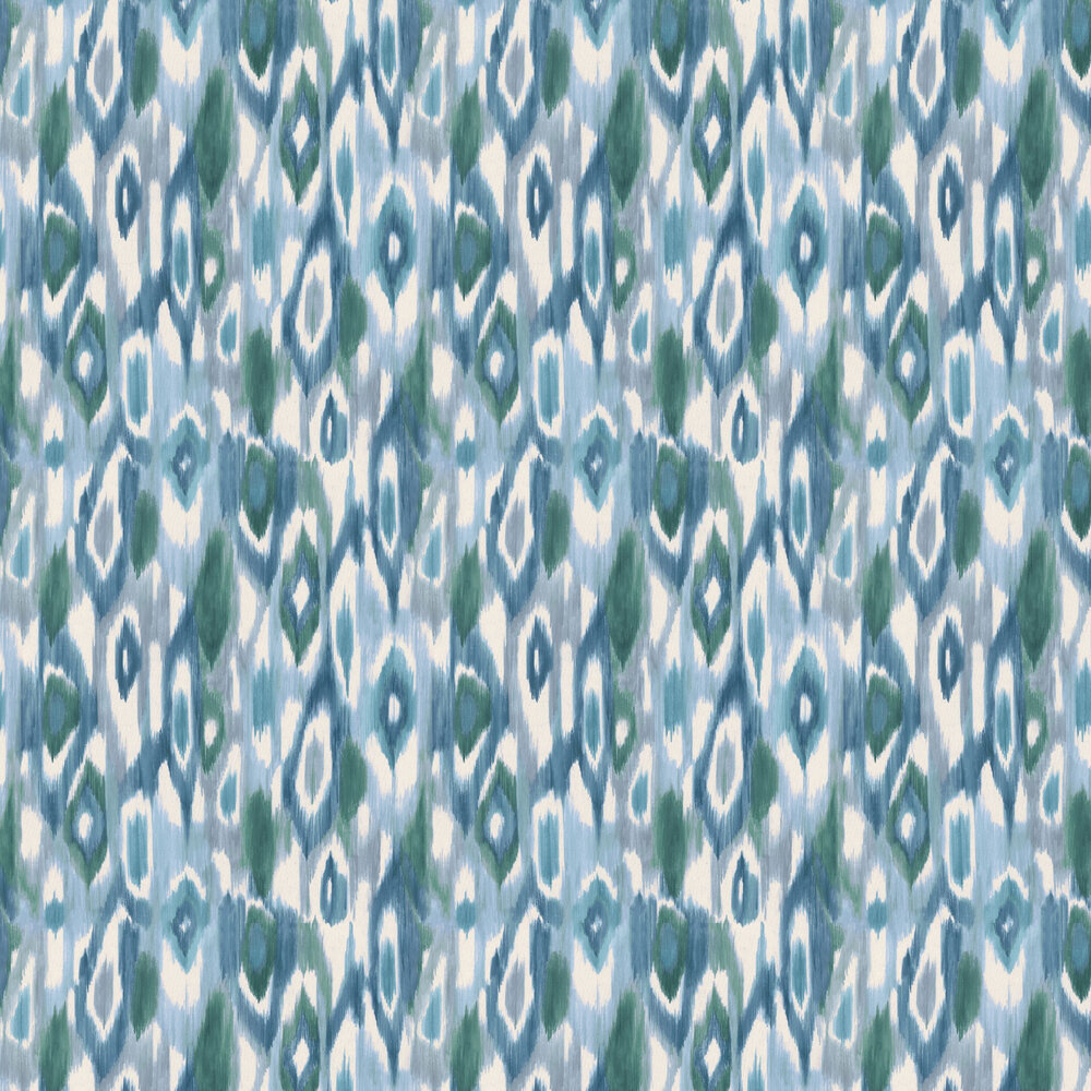 Abr Wallpaper - Blue - by Coordonne