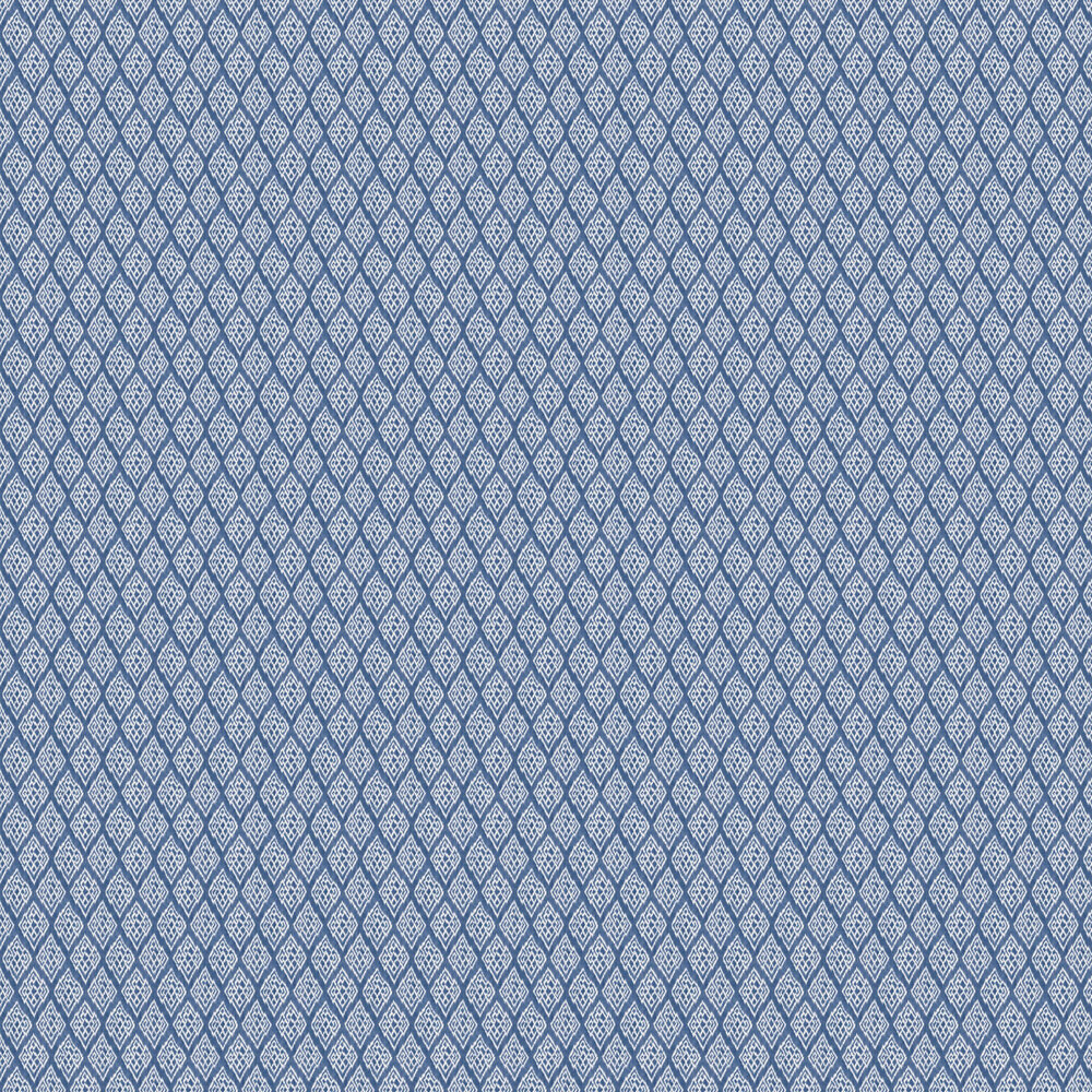 Kasuri Wallpaper - Blue - by Coordonne