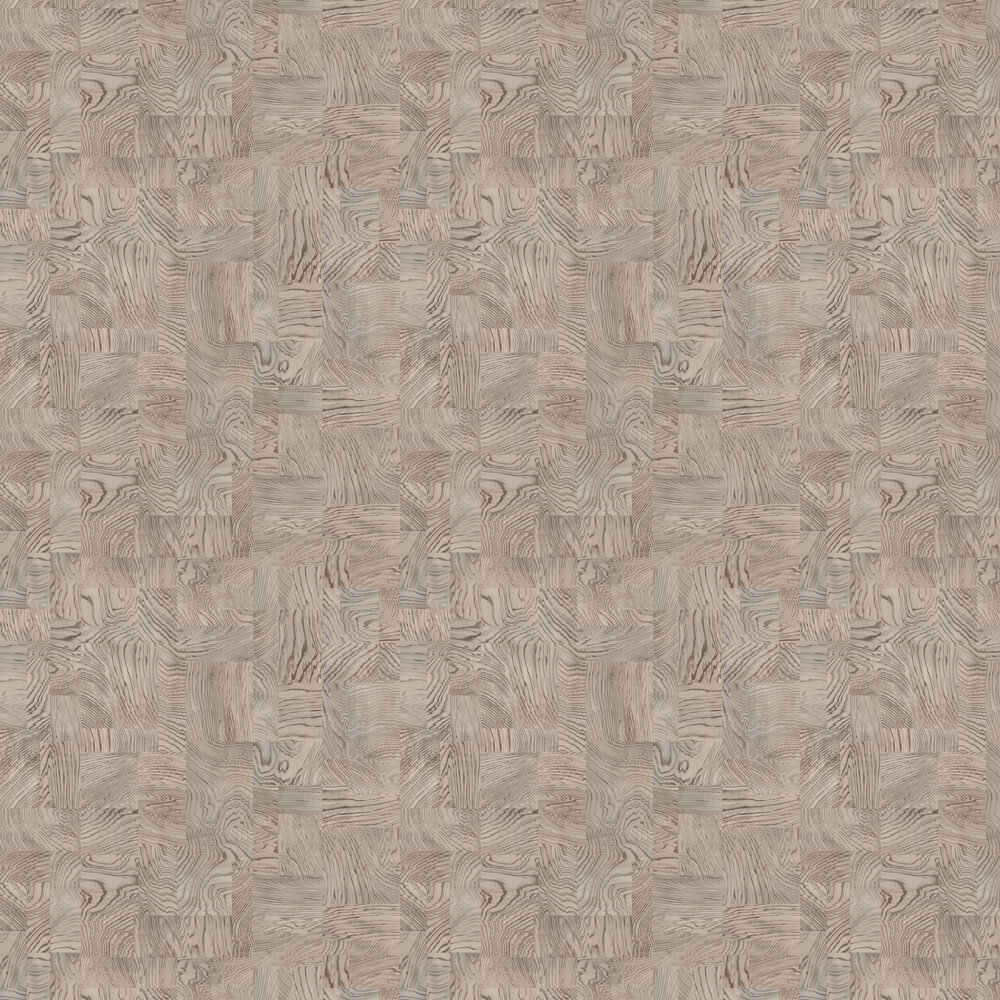Wooden Puzzle Wallpaper - Warm Beige - by Albany