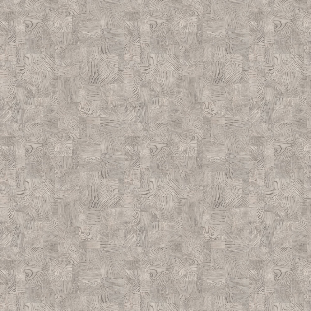 Wooden Puzzle Wallpaper - Dark Grey - by Albany
