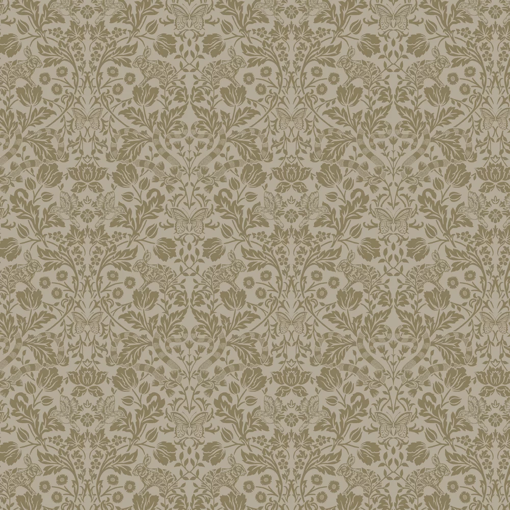 Albany Wallpaper Metallic Mirrored Floral  13422