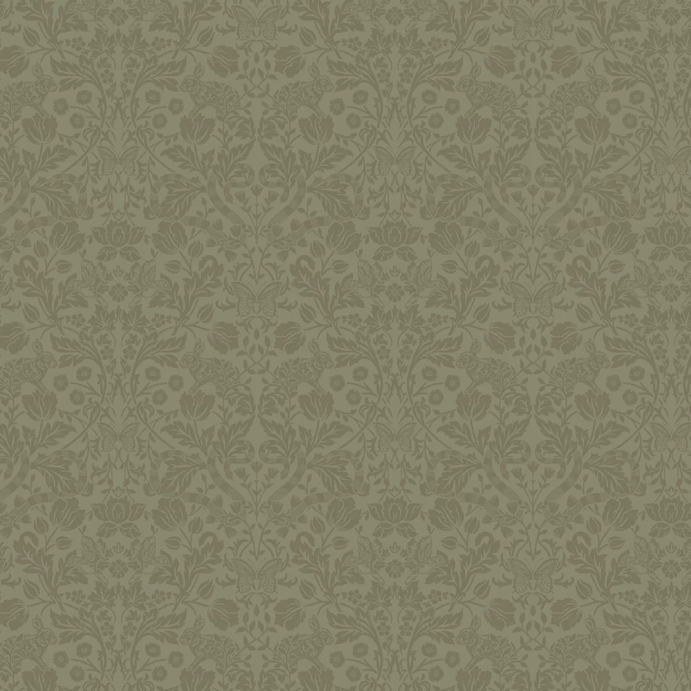 Albany Wallpaper Metallic Mirrored Floral  13421