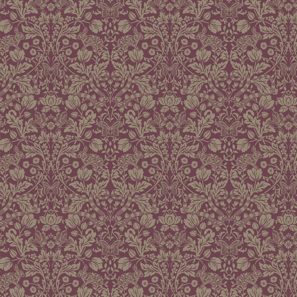 Albany Wallpaper Metallic Mirrored Floral  13420