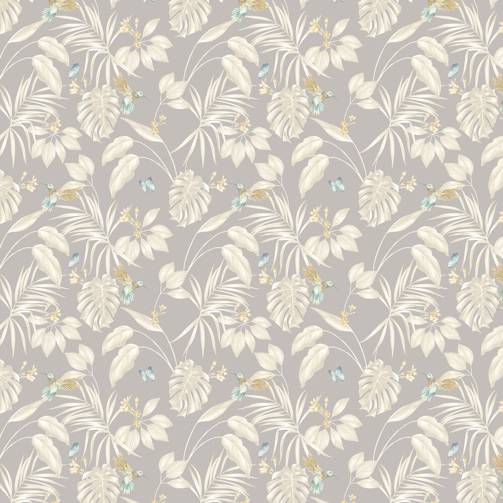 Hummingbird by Ohpopsi - Flint - Wallpaper : Wallpaper Direct