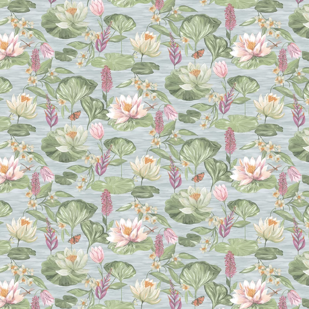 Albany Wallpaper Water Lily 91640