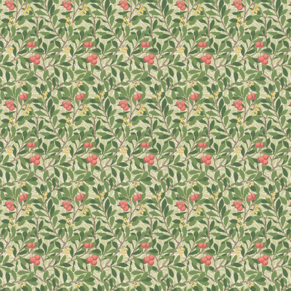 Arbutus Wallpaper - Rose - by Morris