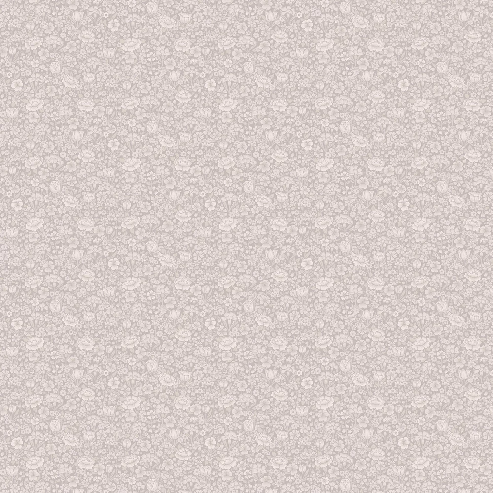 Spring Grey Background Spring Flowers by Little Greene - French Grey - Wallpaper : Wallpaper ...