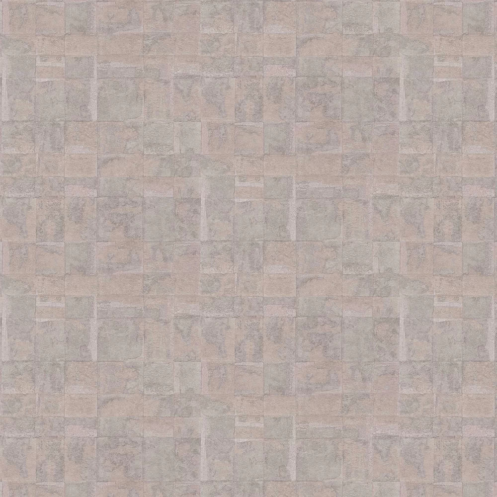 Stories of Life Wallpaper Metallic Tile 39671-2