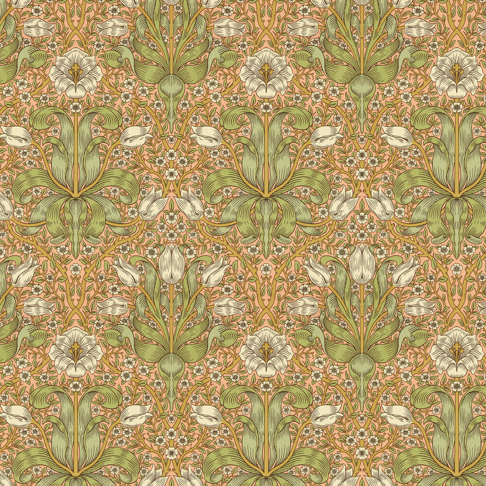 Spring Thicket Spring Thicket by Morris - Fruit Punch - Wallpaper : Wallpaper Direct