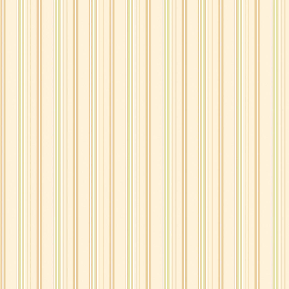 Ribbon Mix Stripe Wallpaper - Pear - by Ohpopsi
