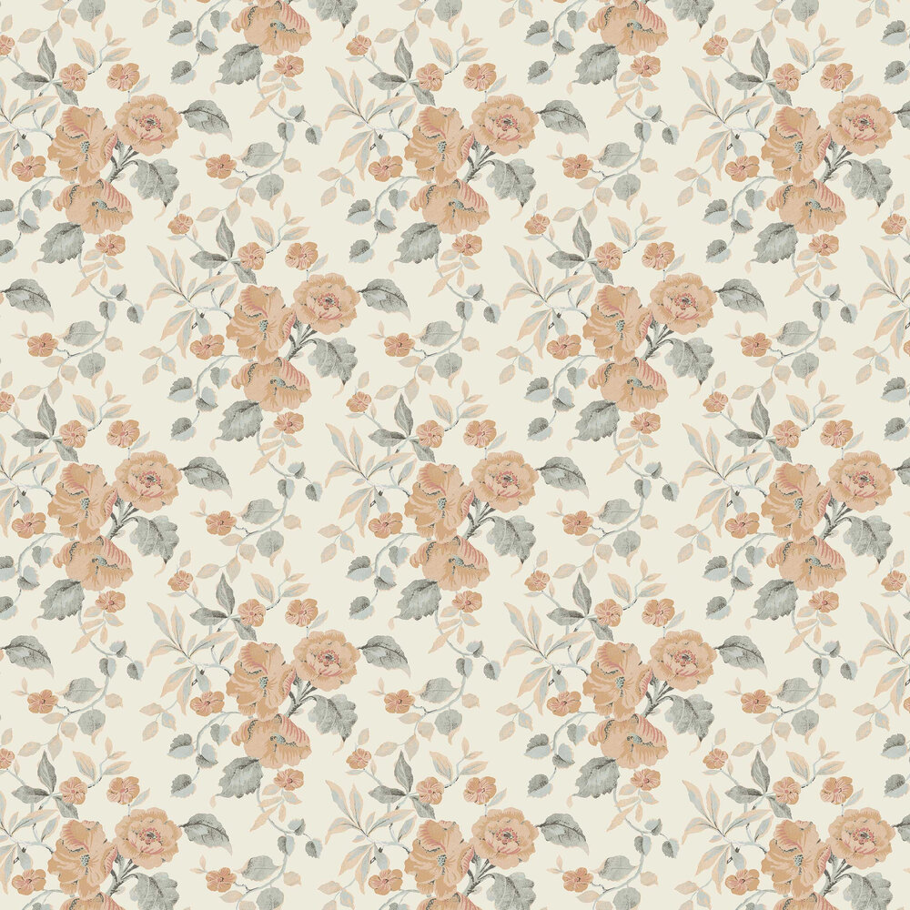 Aylsworth Trail Wallpaper - Apricot - by Laura Ashley