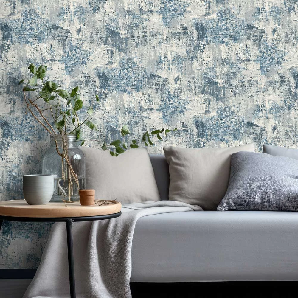Abstract Texture por Arthouse - Azul - Papel pintado : Wallpaper Direct