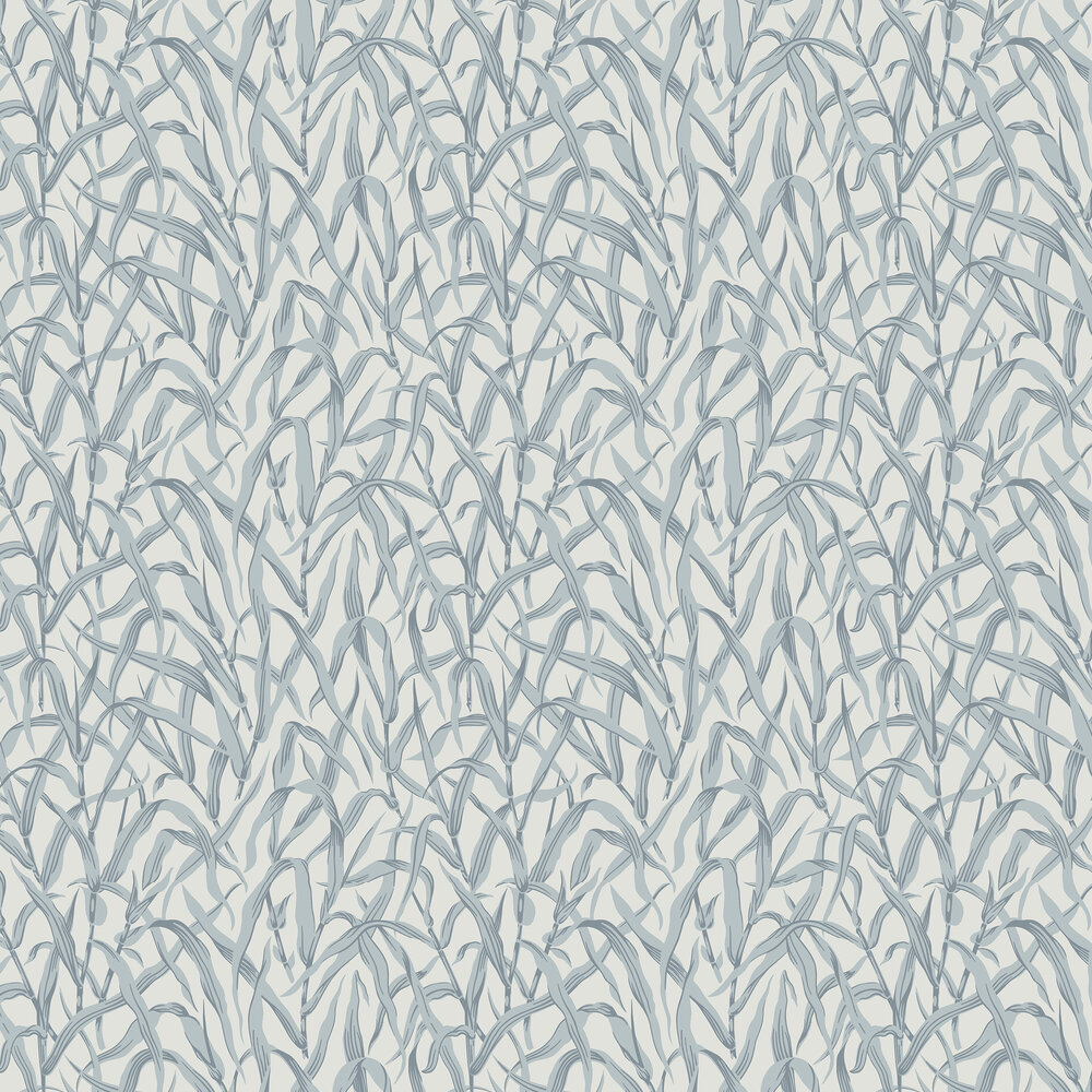 Ornamental Grasses Wallpaper - Pewter - by 1838 Wallcoverings
