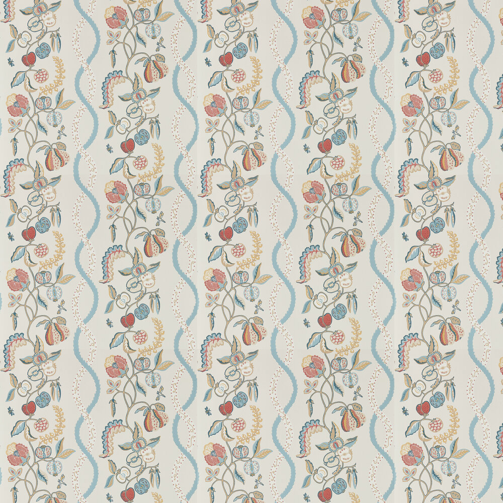Kitchen Garden  Wallpaper - Wedgwood/ Gala - by Sanderson