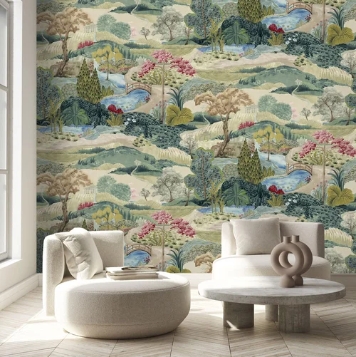 Revestimiento mural Hawthorne Hill - Sueño forestal - de Timothy Wilman Home