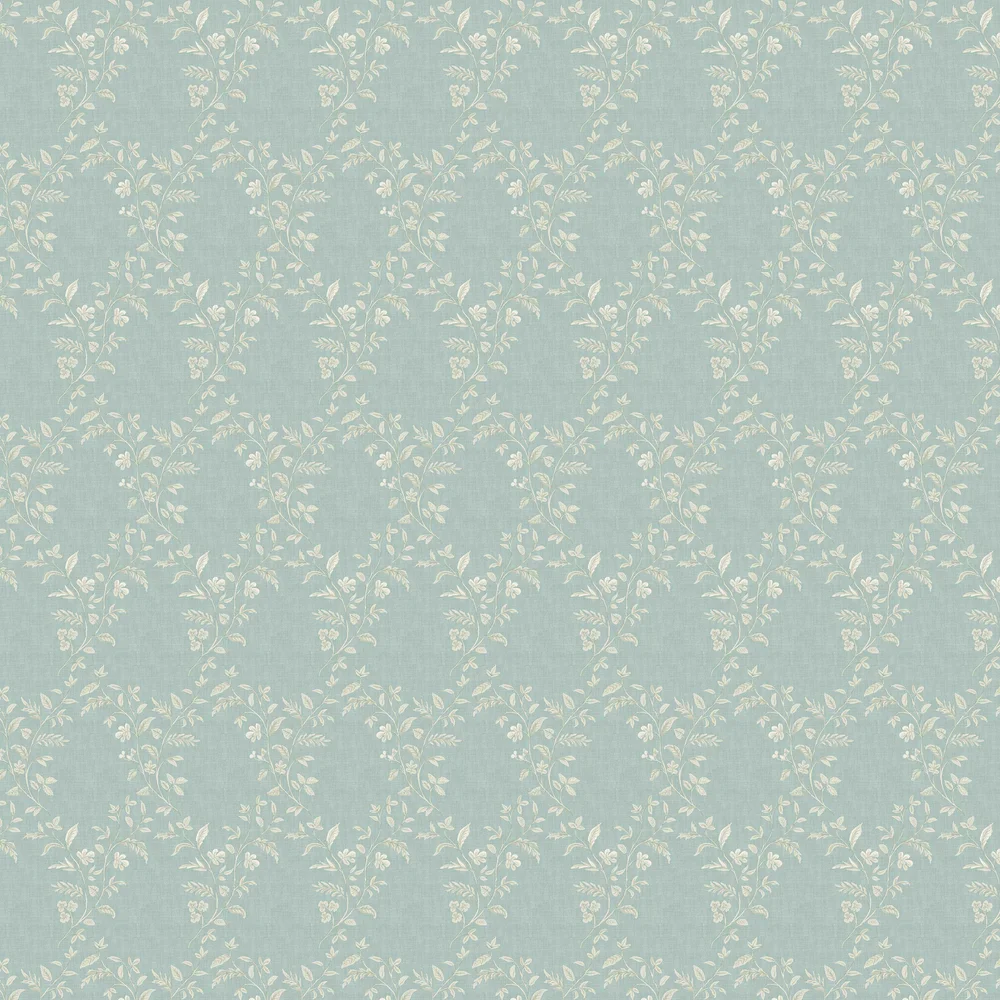 Tissu Nina Campbell Par Lelièvre - échantillon 68x70 Cm, Coton Et Soie, Occasion (réf 439A)