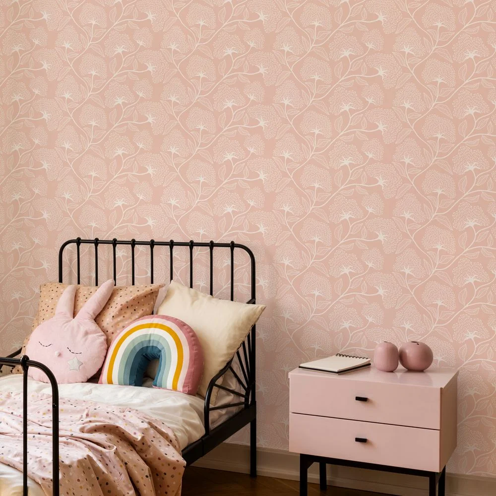 Dash Trail by Hoopla Walls - Rose Blush - Wallpaper : Wallpaper Direct