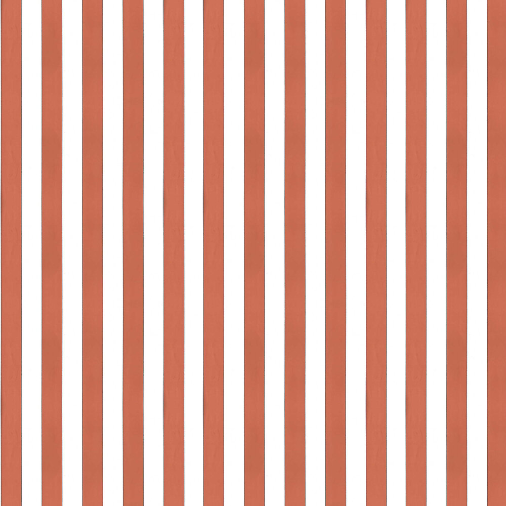 Cronno Stripe Wallpaper - Orange - by Galerie