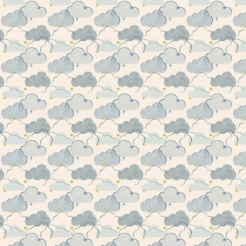 Arthouse Blue Every Cloud Wallpaper - Image 4