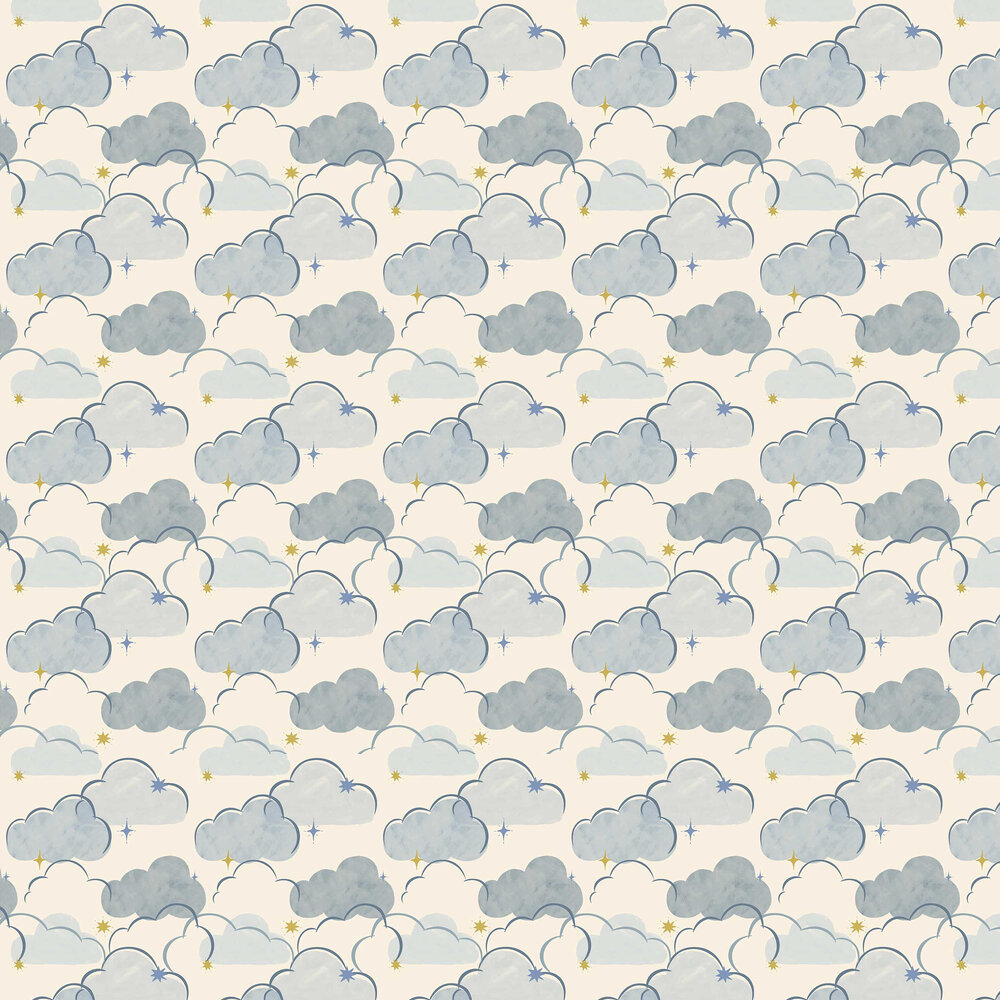 Every Cloud Wallpaper - Cloud Blue - by Arthouse