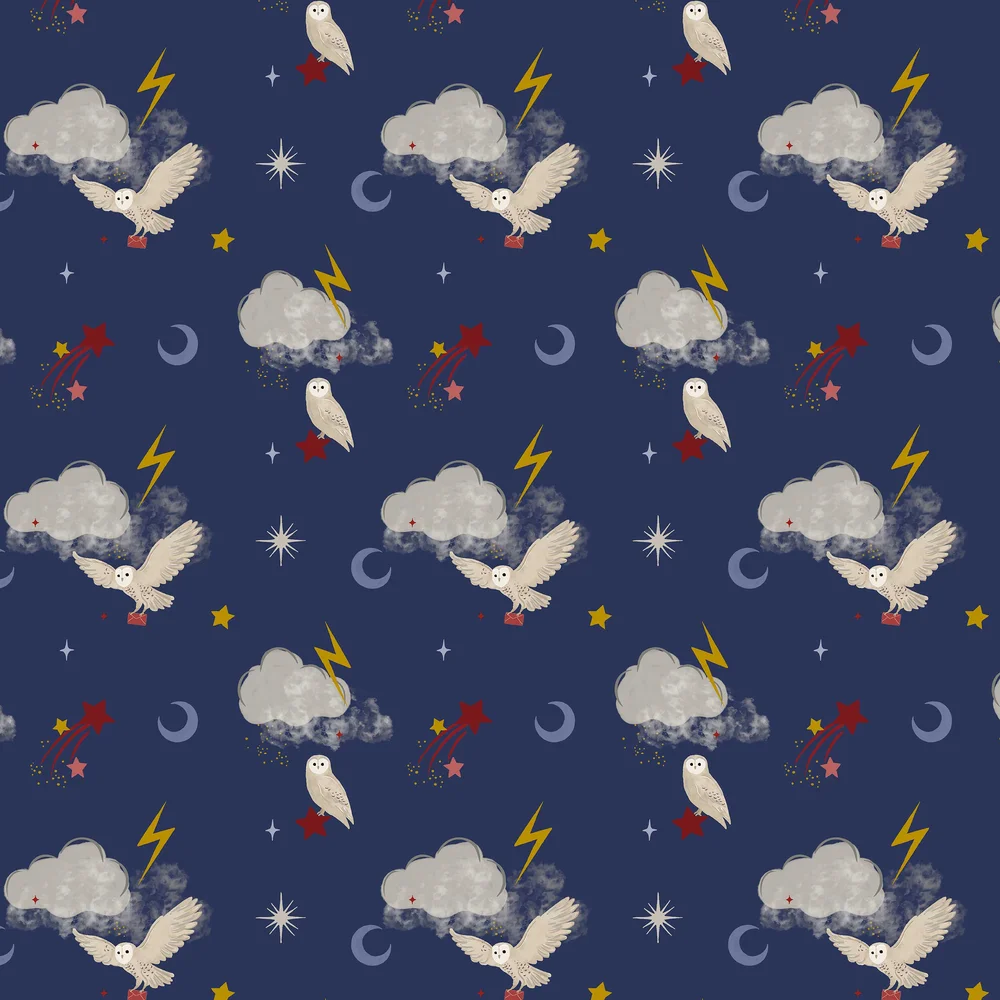 Arthouse Mystical Flight Navy Blue Wallpaper - Image 2