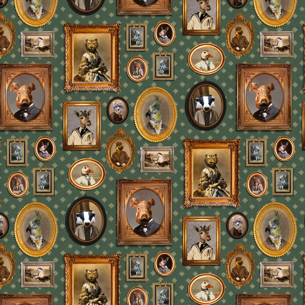 Portrait Gallery by Graduate Collection - Green - Wallpaper : Wallpaper ...