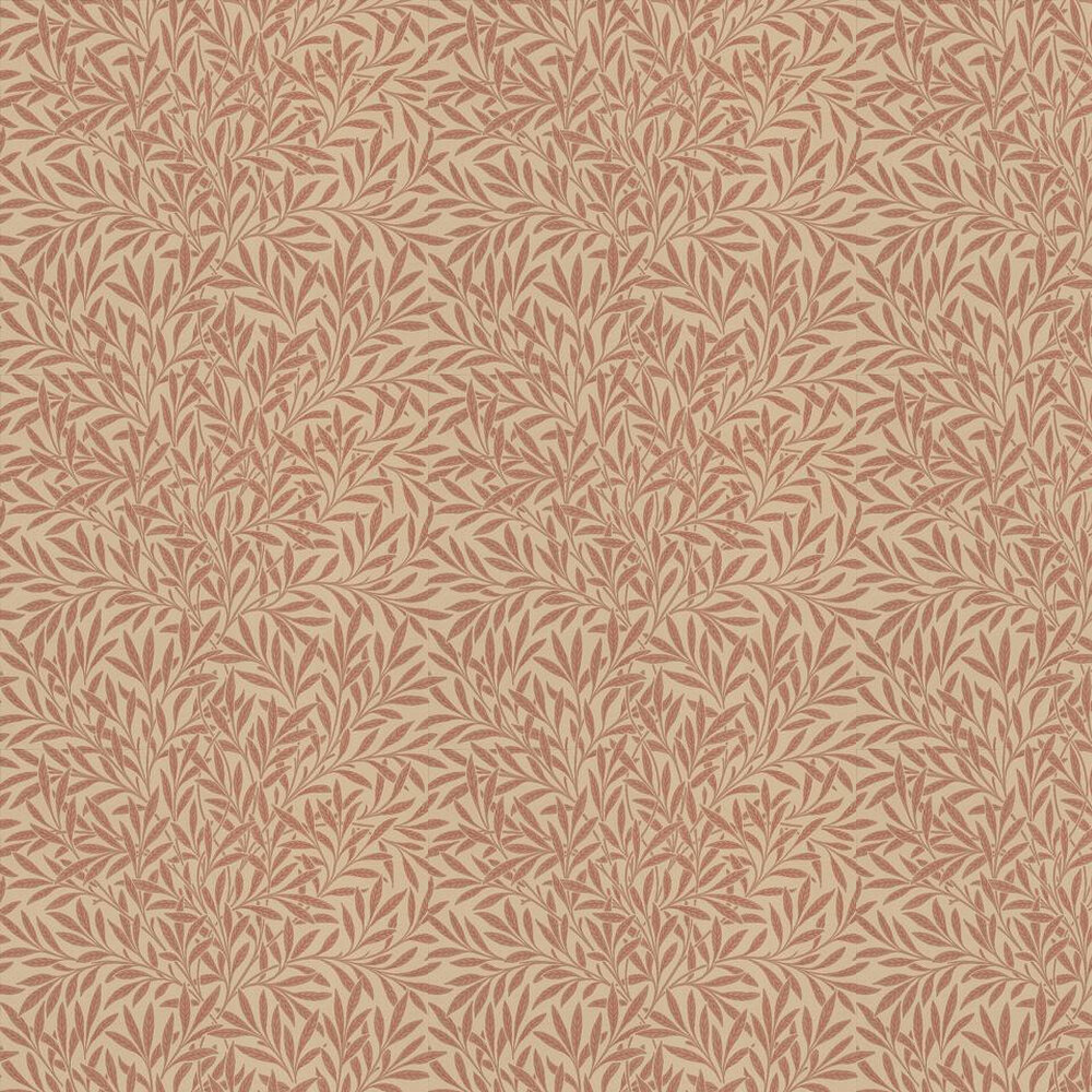 Willow Wallpaper - Brown / Beige - by Morris