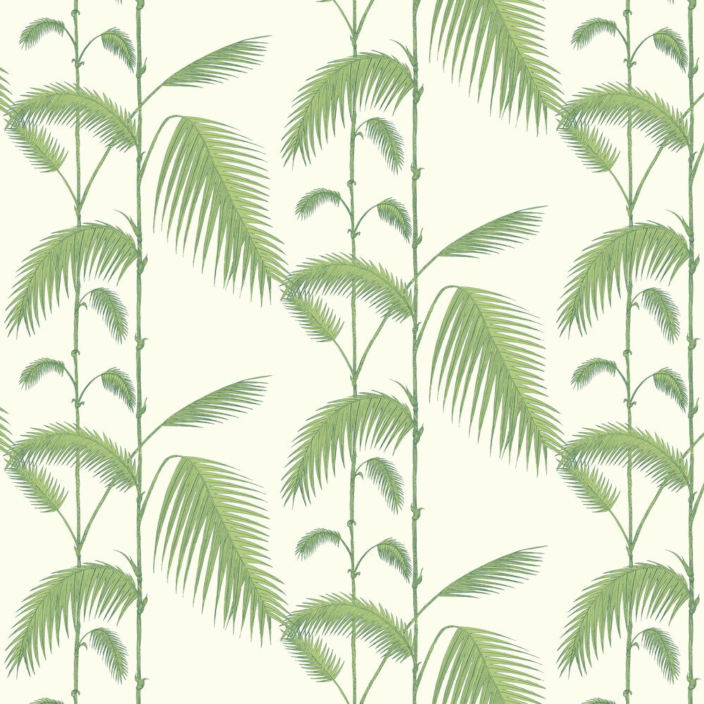 Palm Wallpaper - Green & Ivory - by Cole & Son
