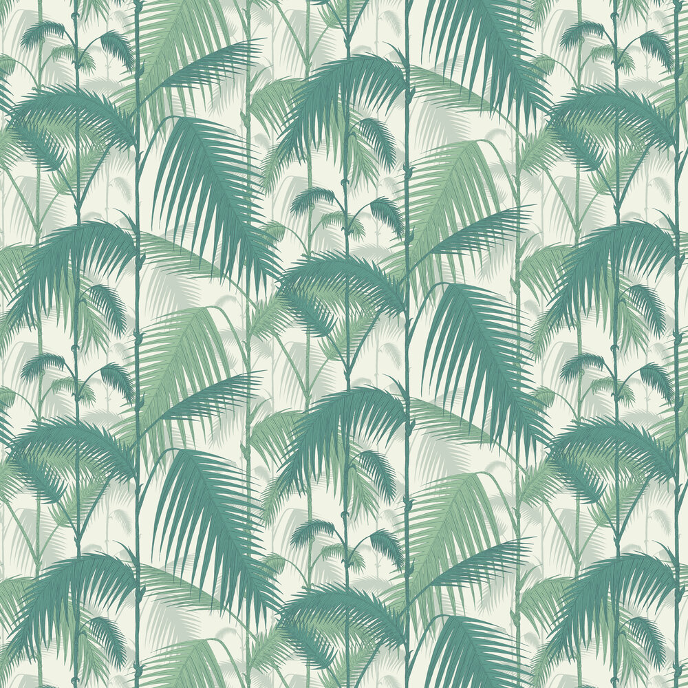 Palm Jungle Wallpaper - Emerald Green - by Cole & Son