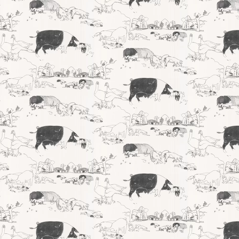 Belynda Sharples Wallpaper Pig AOW-PIG 02
