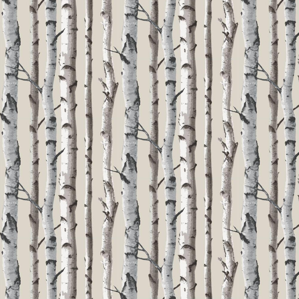 Nordik Wood Wallpaper - Stone - by Albany