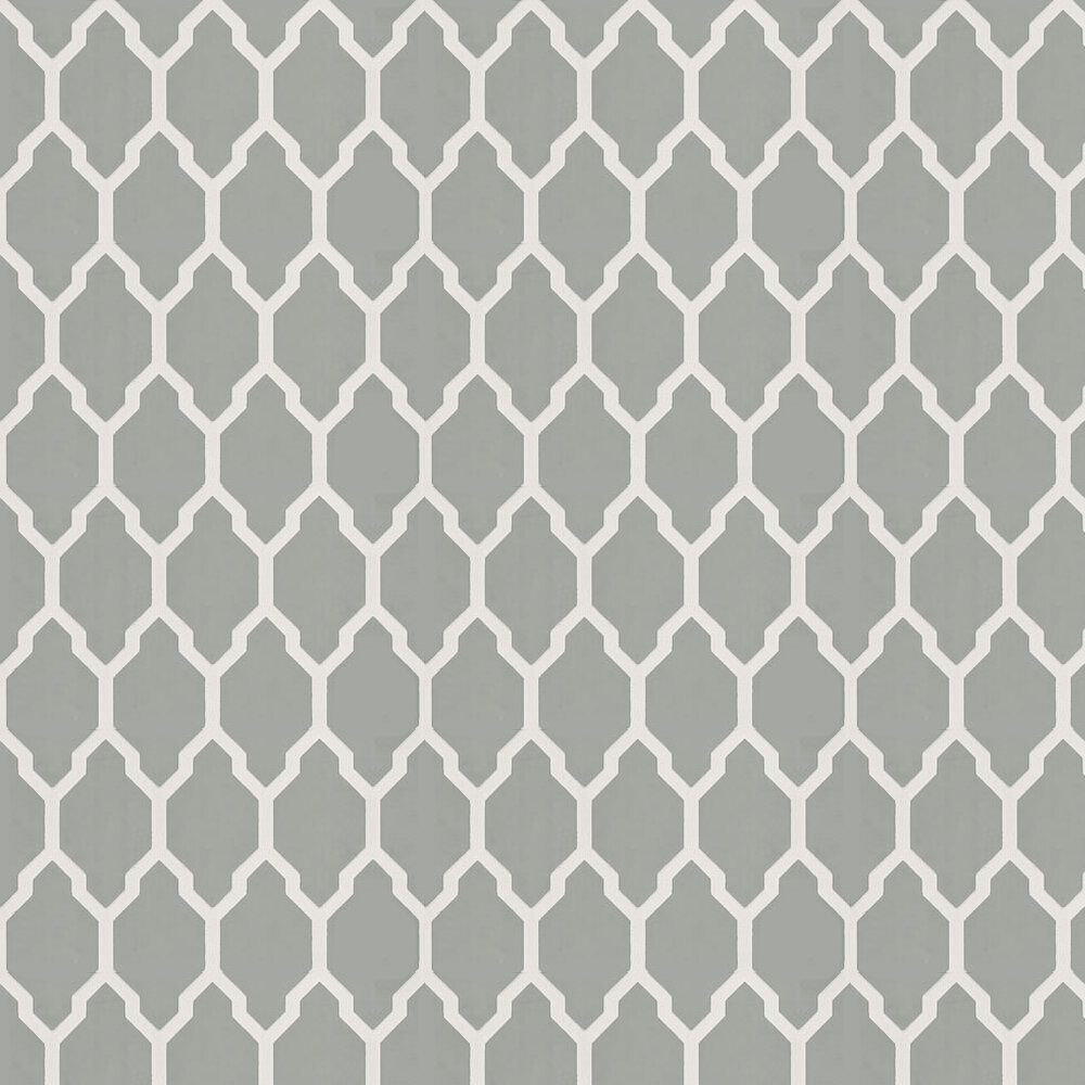 Tessella Wallpaper - Grey - by Farrow & Ball
