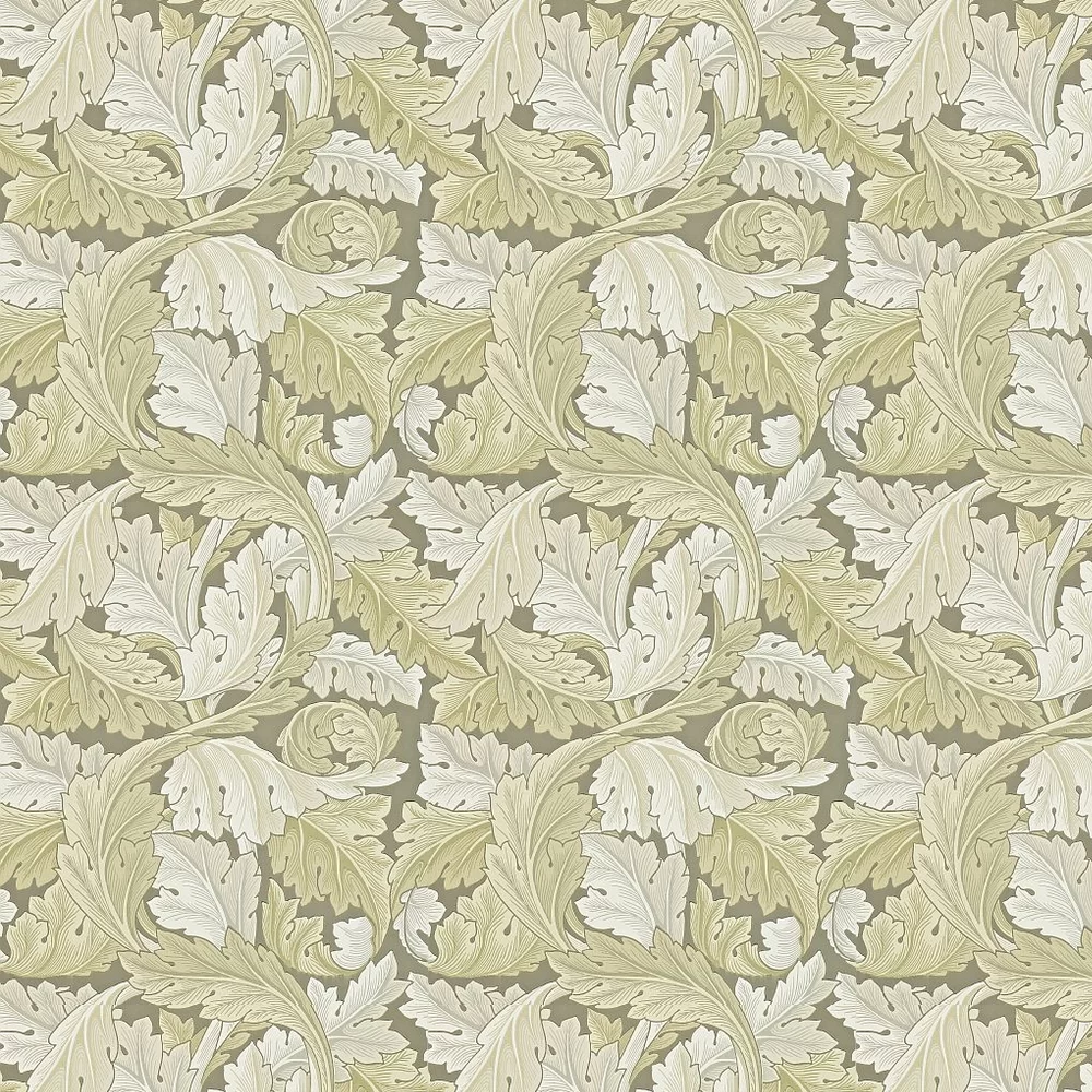 Acanthus by Morris - Pale Grey Green - Wallpaper : Wallpaper Direct