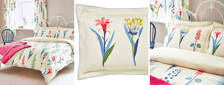 Sanderson Floral Bazaar Bedding Collection
