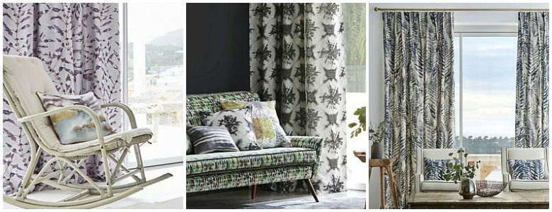 Harlequin Anthozoa Prints and Weaves Fabric Collection