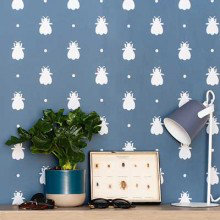 Plains by Farrow & Ball - Light Moss Green - Wallpaper : Wallpaper Direct