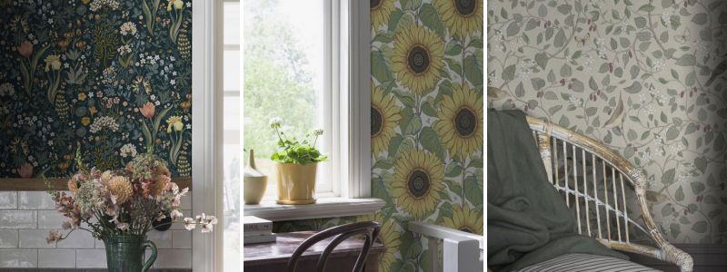 Boråstapeter Special Edition Flowery Wallpaper Collection