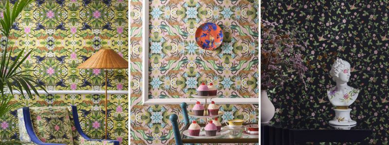 Wedgwood by Clarke & Clarke Botanical Wonders Wallpaper Collection